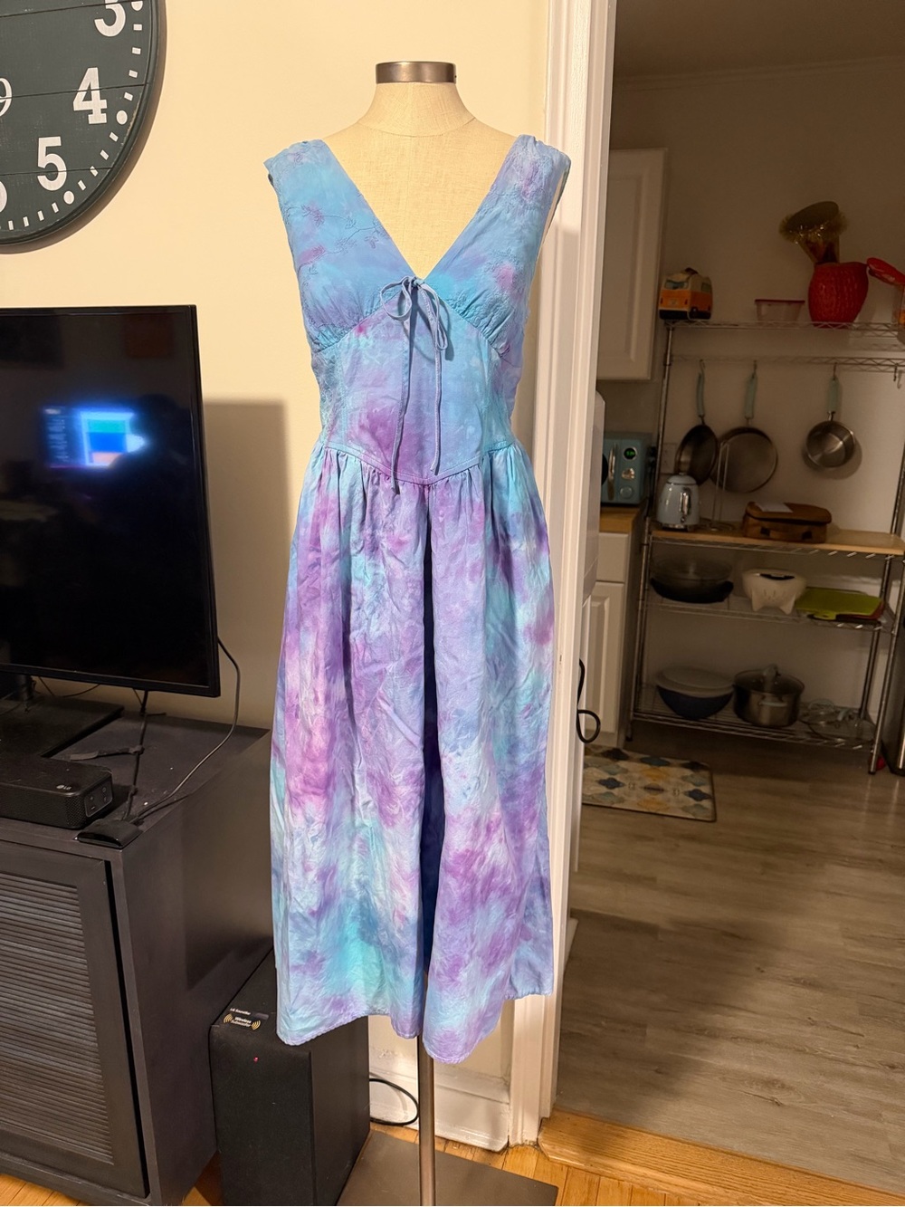 Tie Dyed Cotton Dress